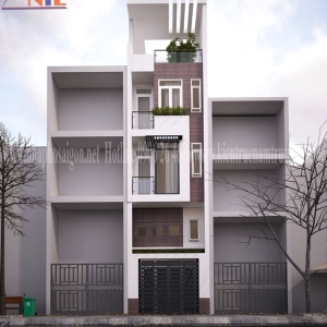 Thiết Kế Nhà Phố Chị Quý - Q. 11