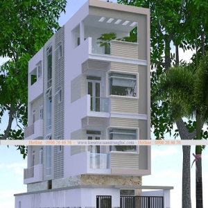 Mẫu Thiết Kế Nh&agrave; Phố 4 Tấm